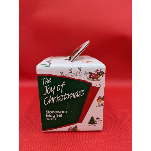 Vintage 1987 “Joy of Christmas” Mug Set – Boxed Hong Kong Scene – NIB - Picture 3 of 15